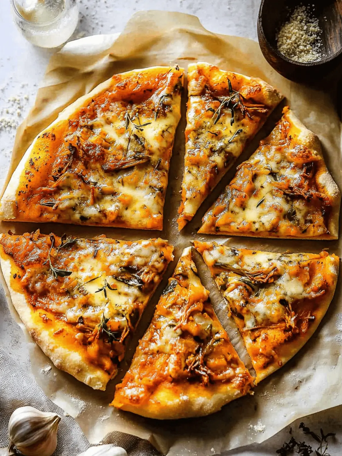 Pumpkin and Gouda Pizza