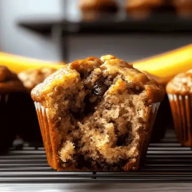 Fluffy Banana Bread Muffins