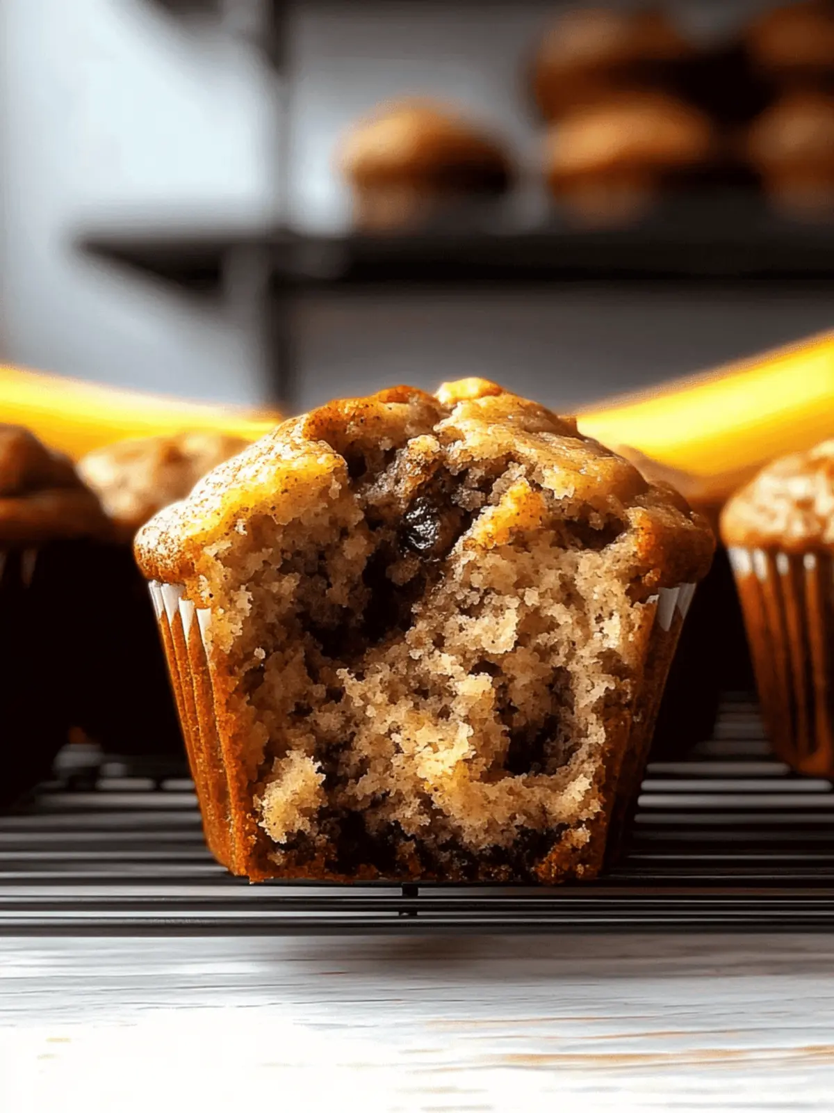 Fluffy Banana Bread Muffins