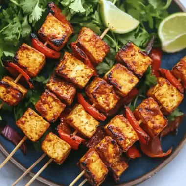 Tofu Tikka Skewers