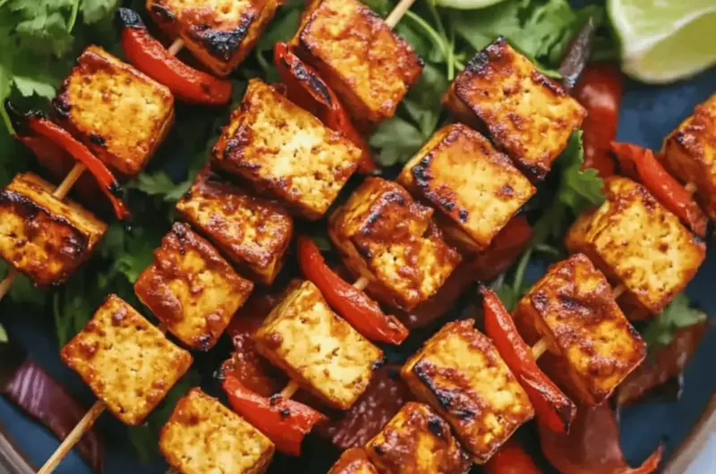 Tofu Tikka Skewers