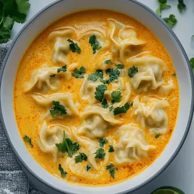Curry Dumpling Soup