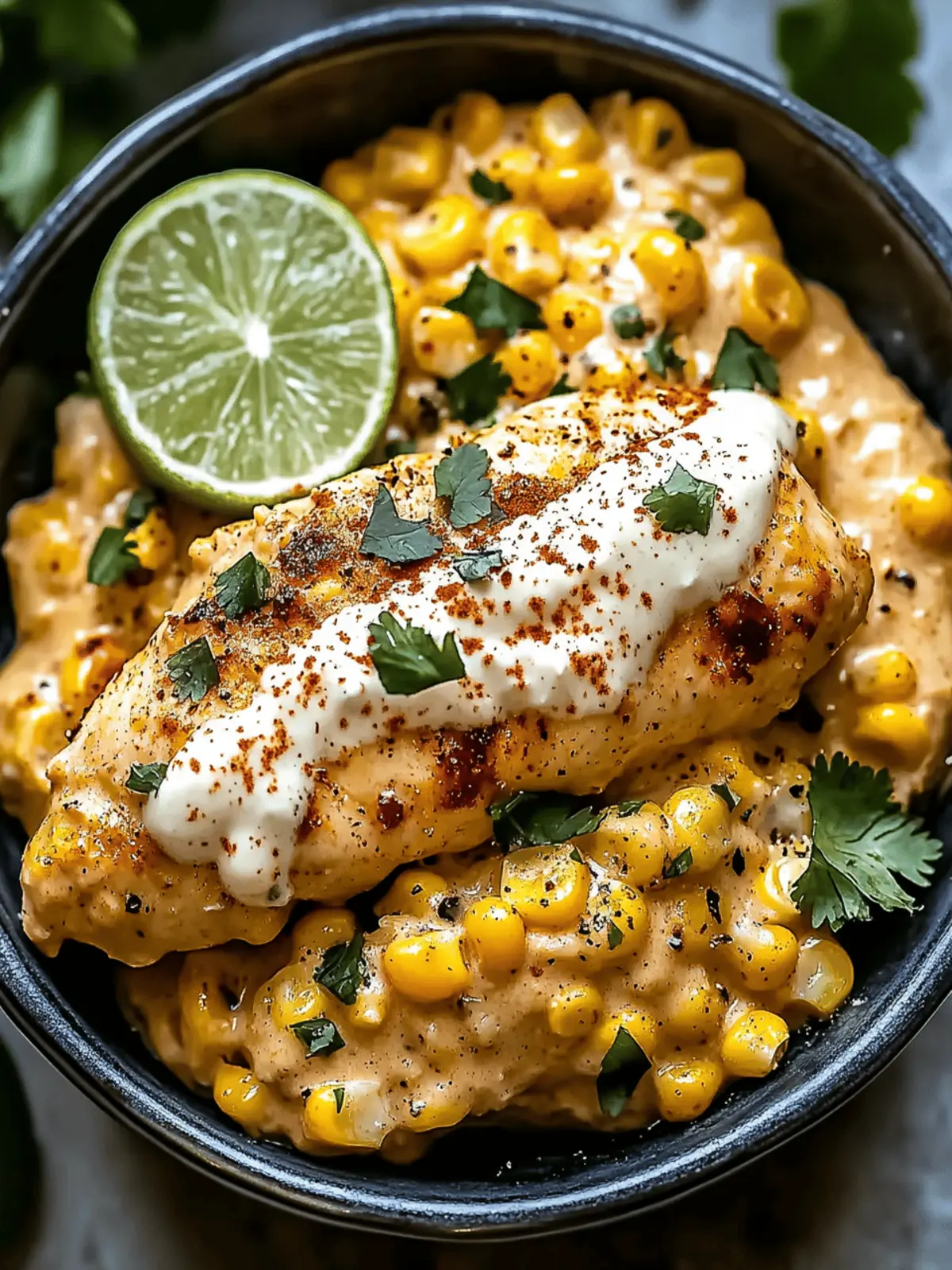 Slow Cooker Street Corn Chicken