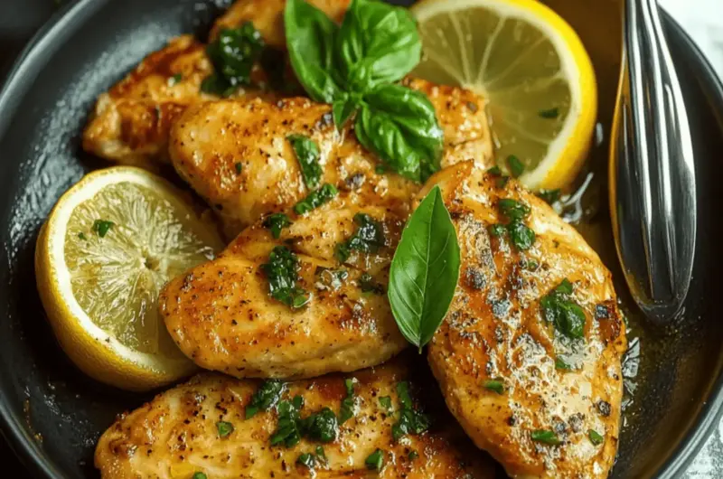 Zesty Lemon Basil Chicken