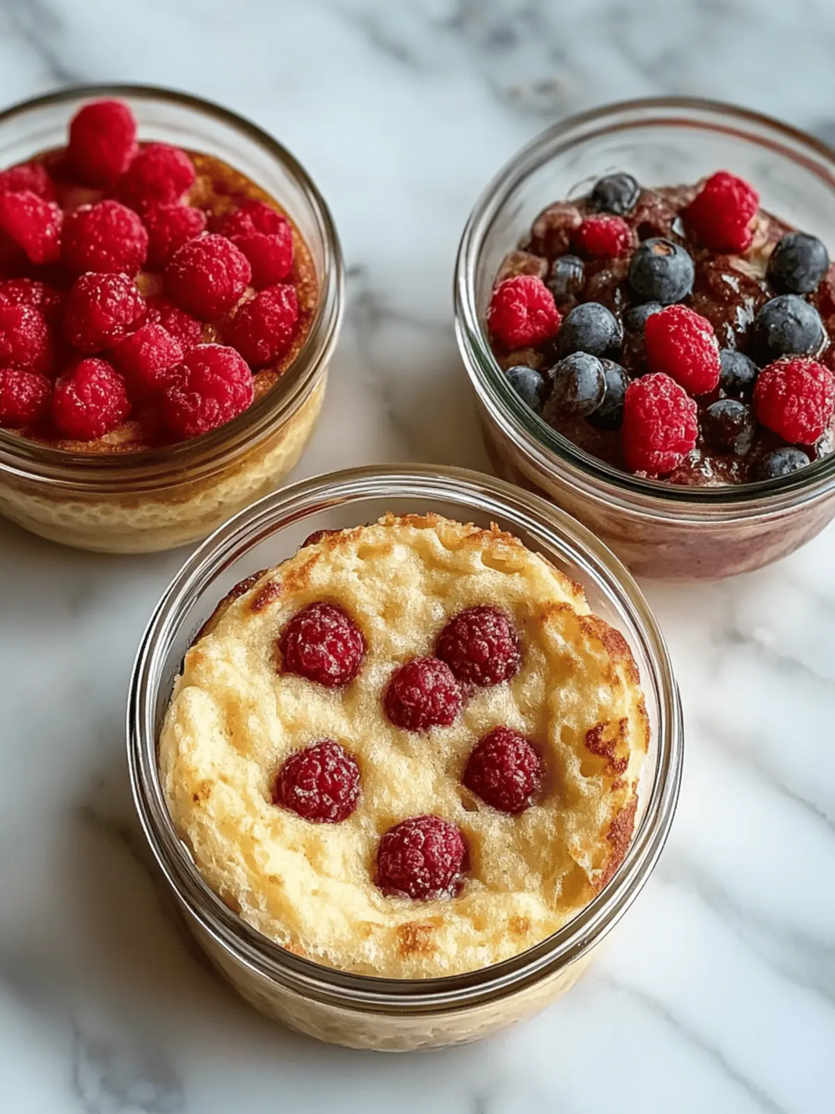 Baked Protein Pancake Bowls