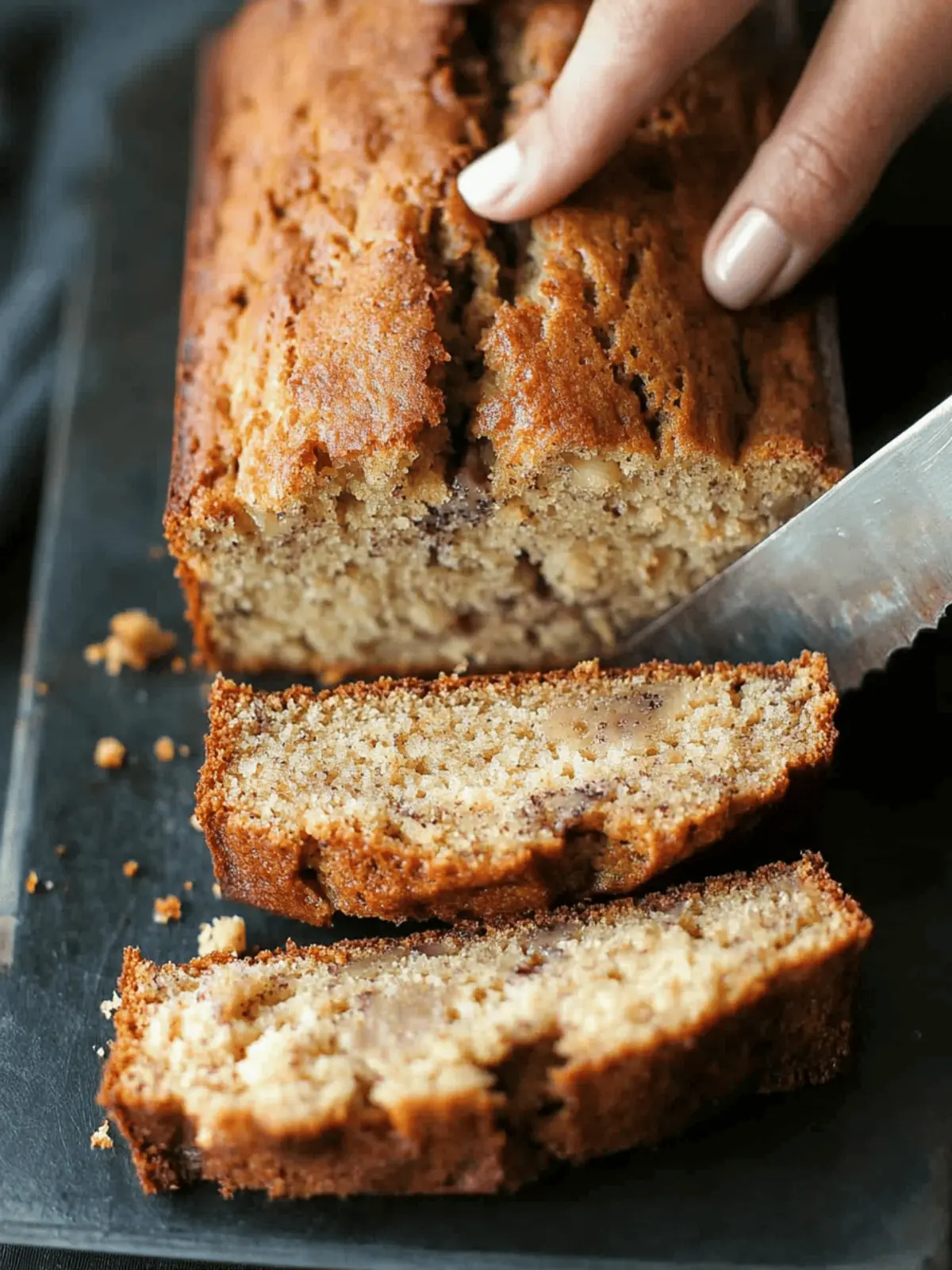 Sour Cream Banana Bread