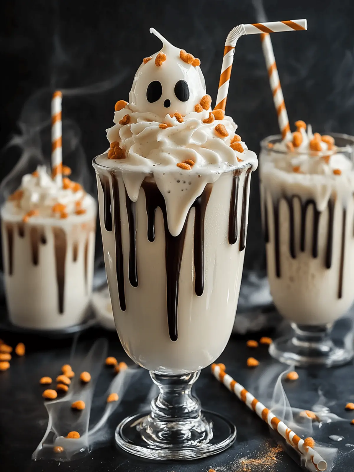 Ghostly Vanilla Milkshake