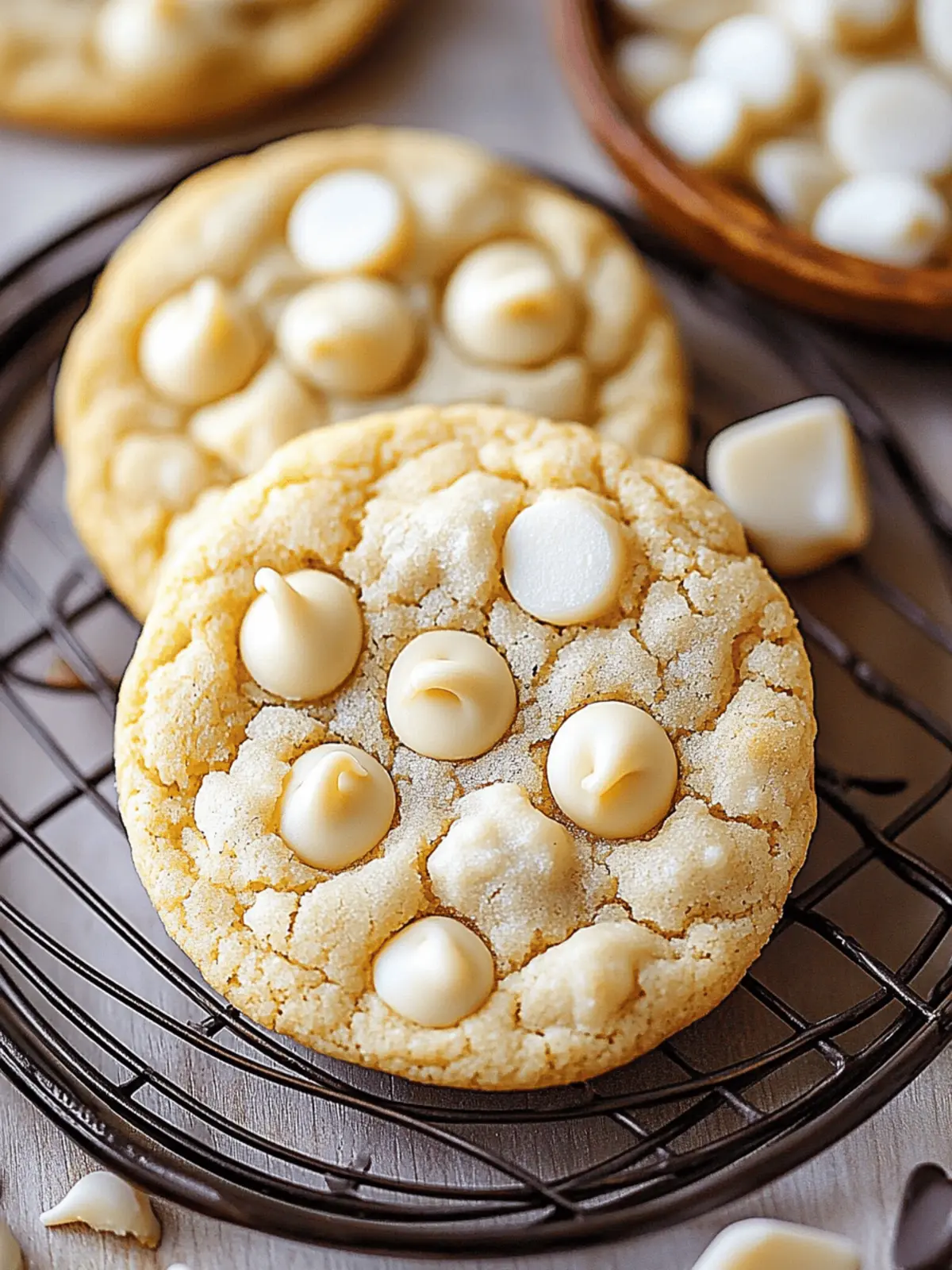 Deliciously Chewy White Chocolate Chip Cookies to Savor 4 White Chocolate Chip Cookies
