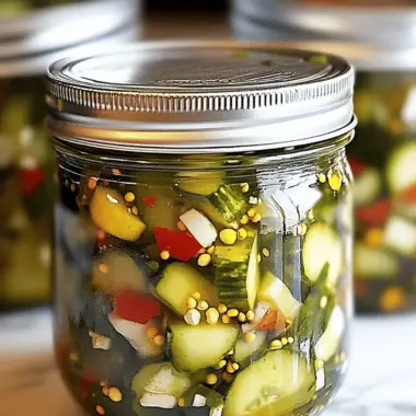 Sweet and Spicy Pickle Relish
