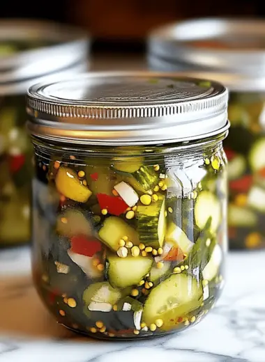 Sweet and Spicy Pickle Relish