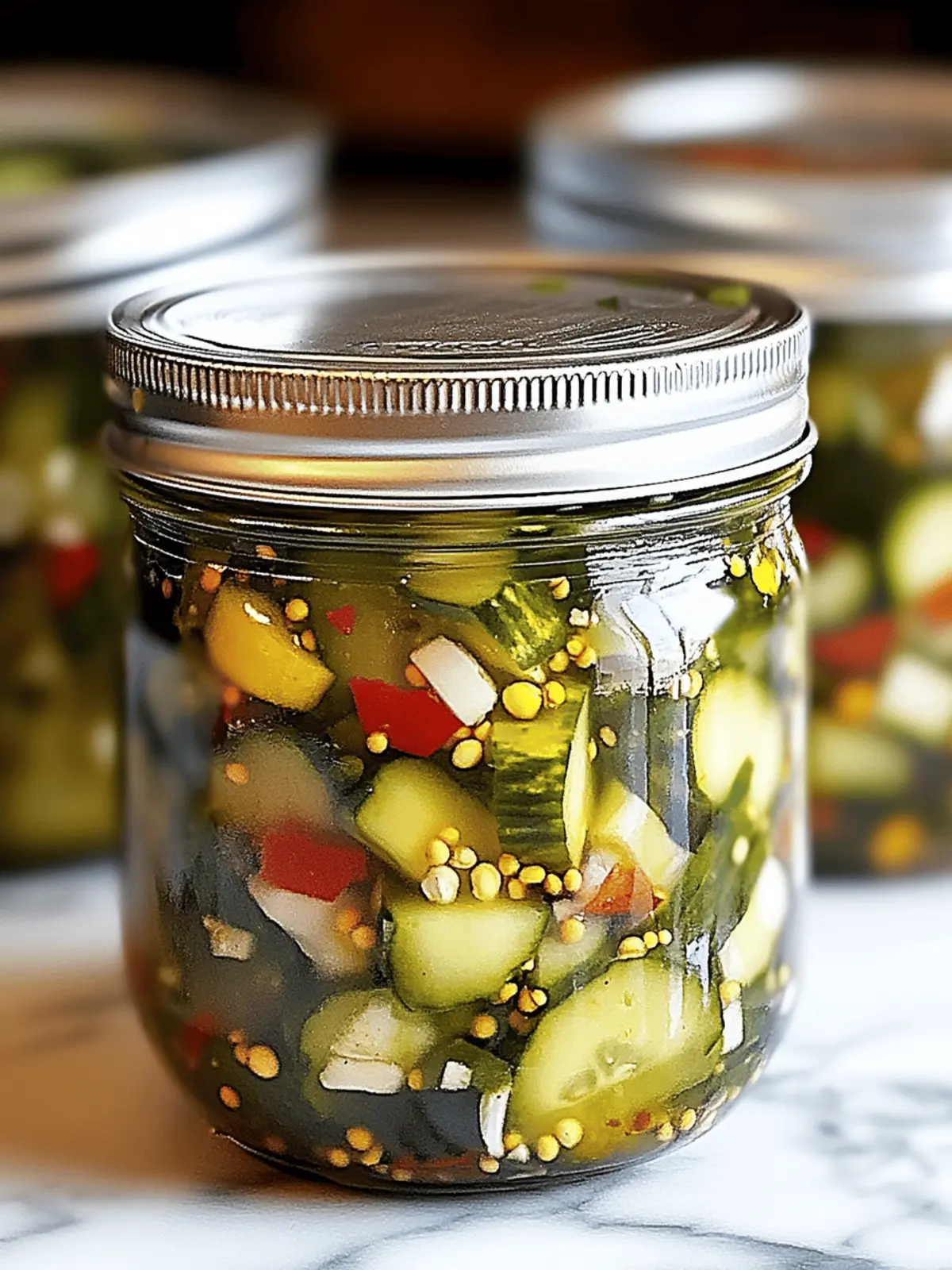 Sweet and Spicy Pickle Relish