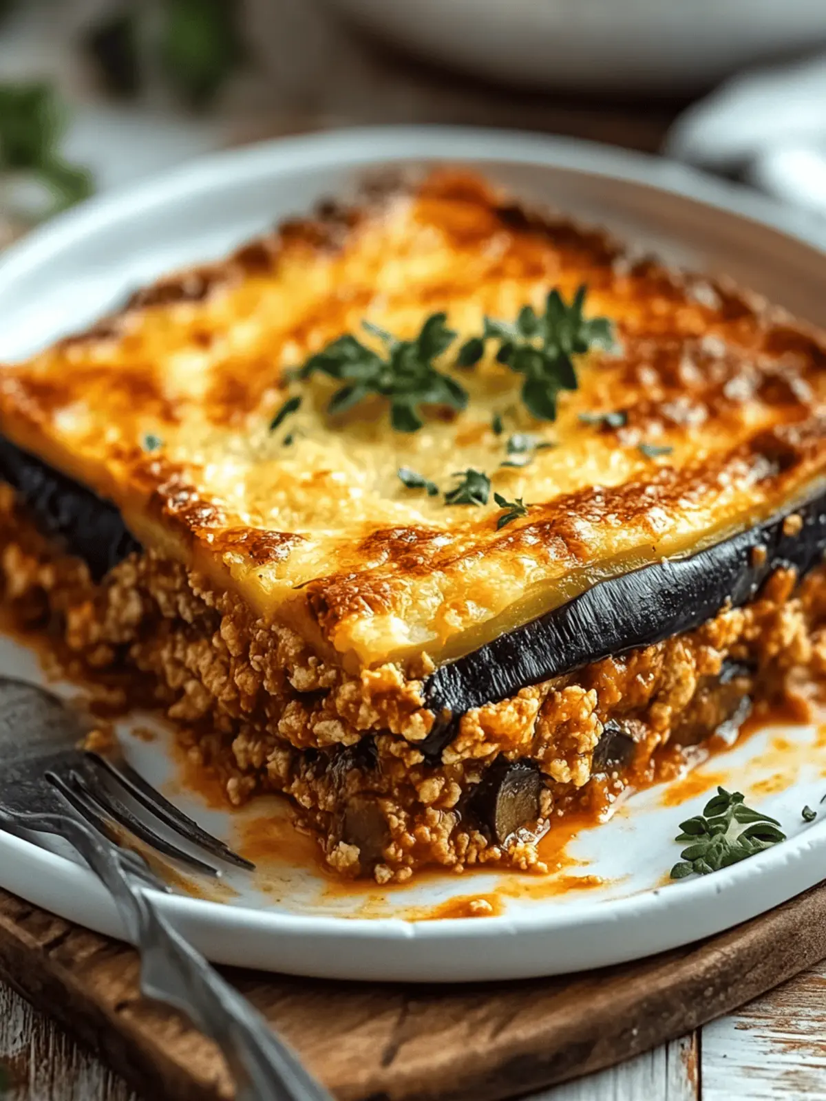 Greek Eggplant Moussaka
