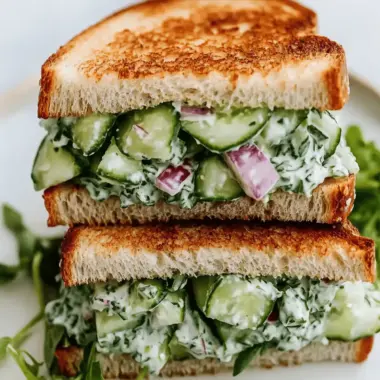 Cucumber Salad Sandwiches
