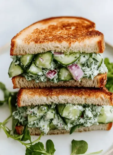 Cucumber Salad Sandwiches