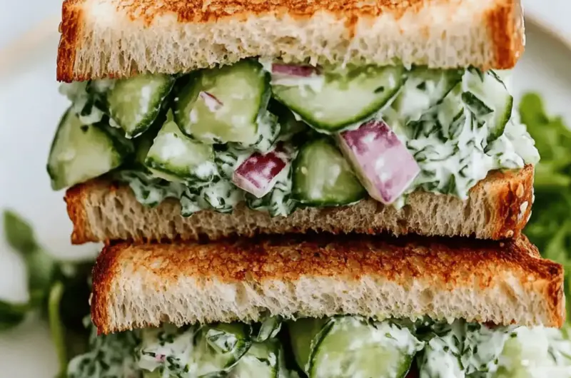 Cucumber Salad Sandwiches: Your Refreshing Lunch Fix! 1 Cucumber Salad Sandwiches