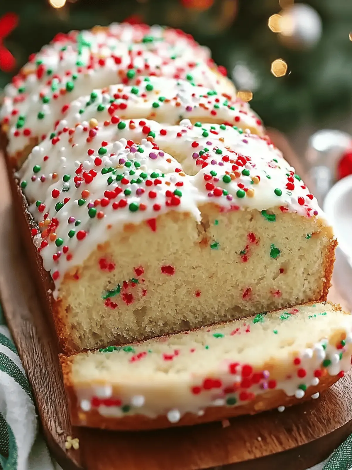 Christmas Sprinkle Buttermilk Bread