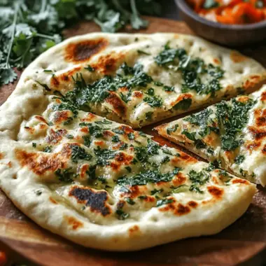 Moroccan Herb-Stuffed Flatbread