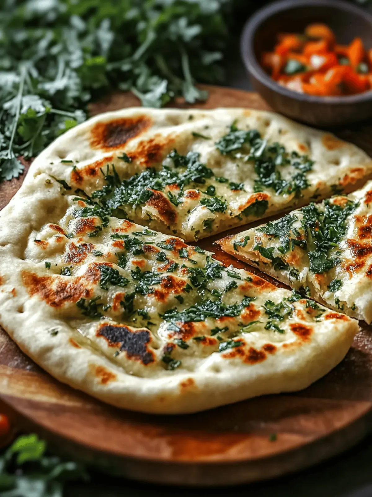 Moroccan Herb-Stuffed Flatbread
