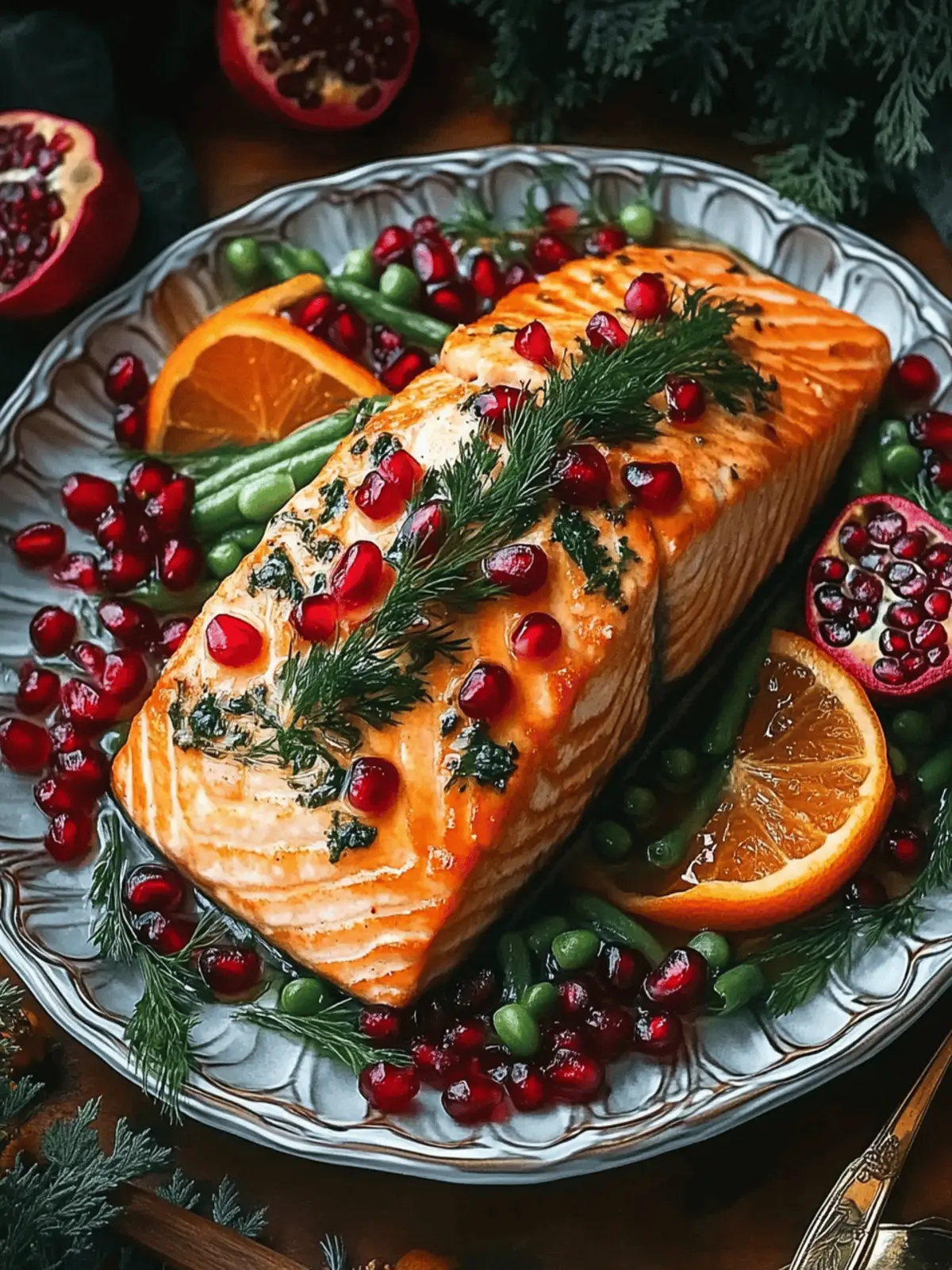 Pomegranate and Orange Glazed Salmon for Festive Flavor! 4 Pomegranate and Orange Glazed Salmon