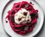 Bloody Beet and Goat Cheese Pasta: Wholesome Color on Your Plate