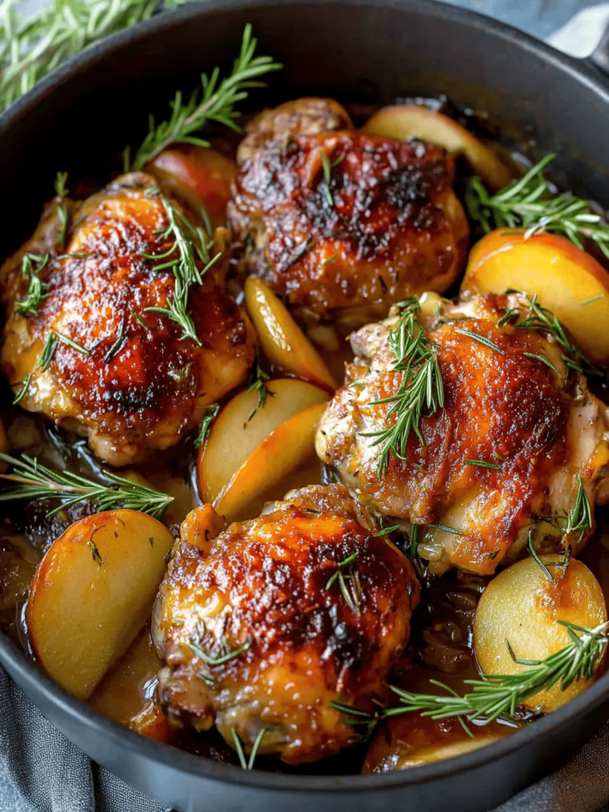Savory Rosemary Apple Cider Chicken to Warm Your Autumn Nights 4 Rosemary Apple Cider Chicken