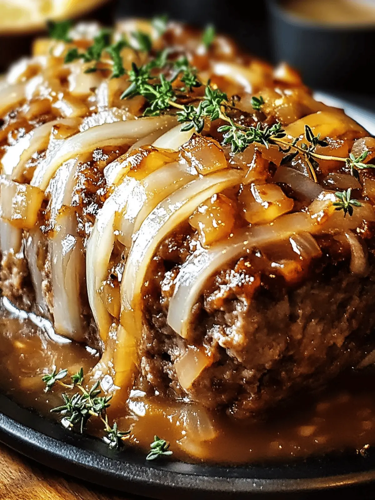 Best French Onion Meatloaf