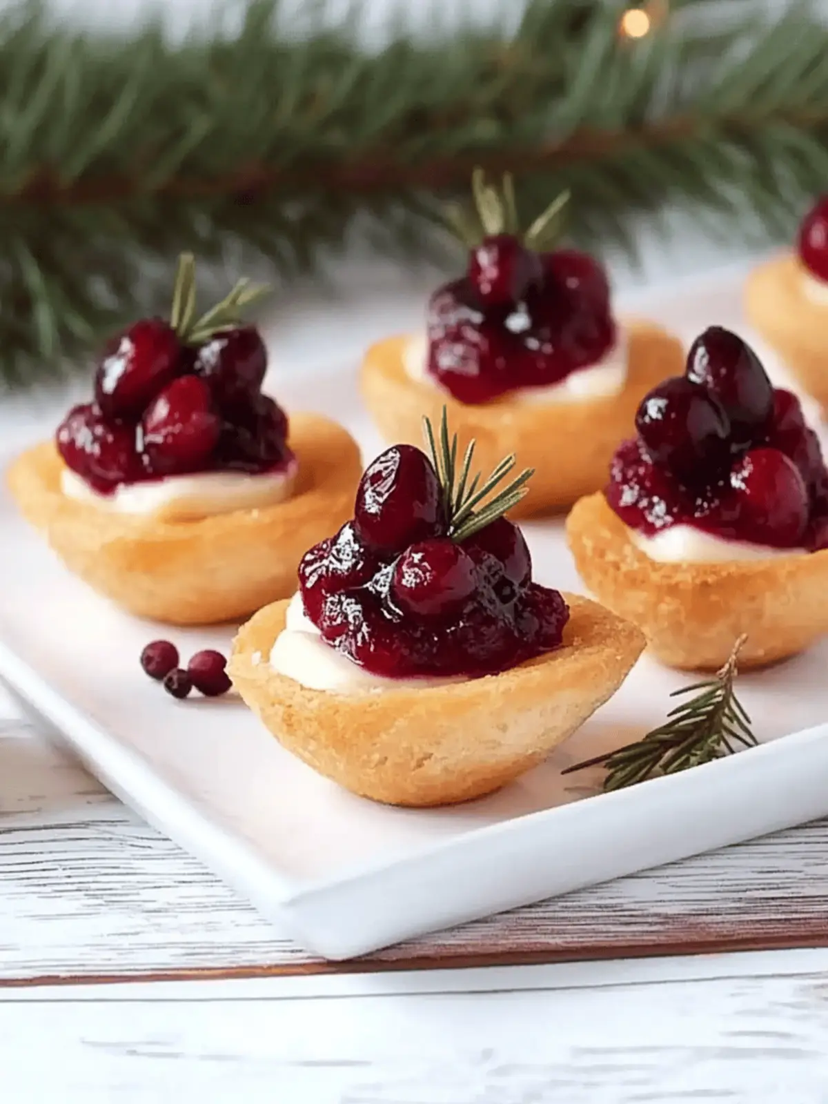 Cranberry Brie Bites