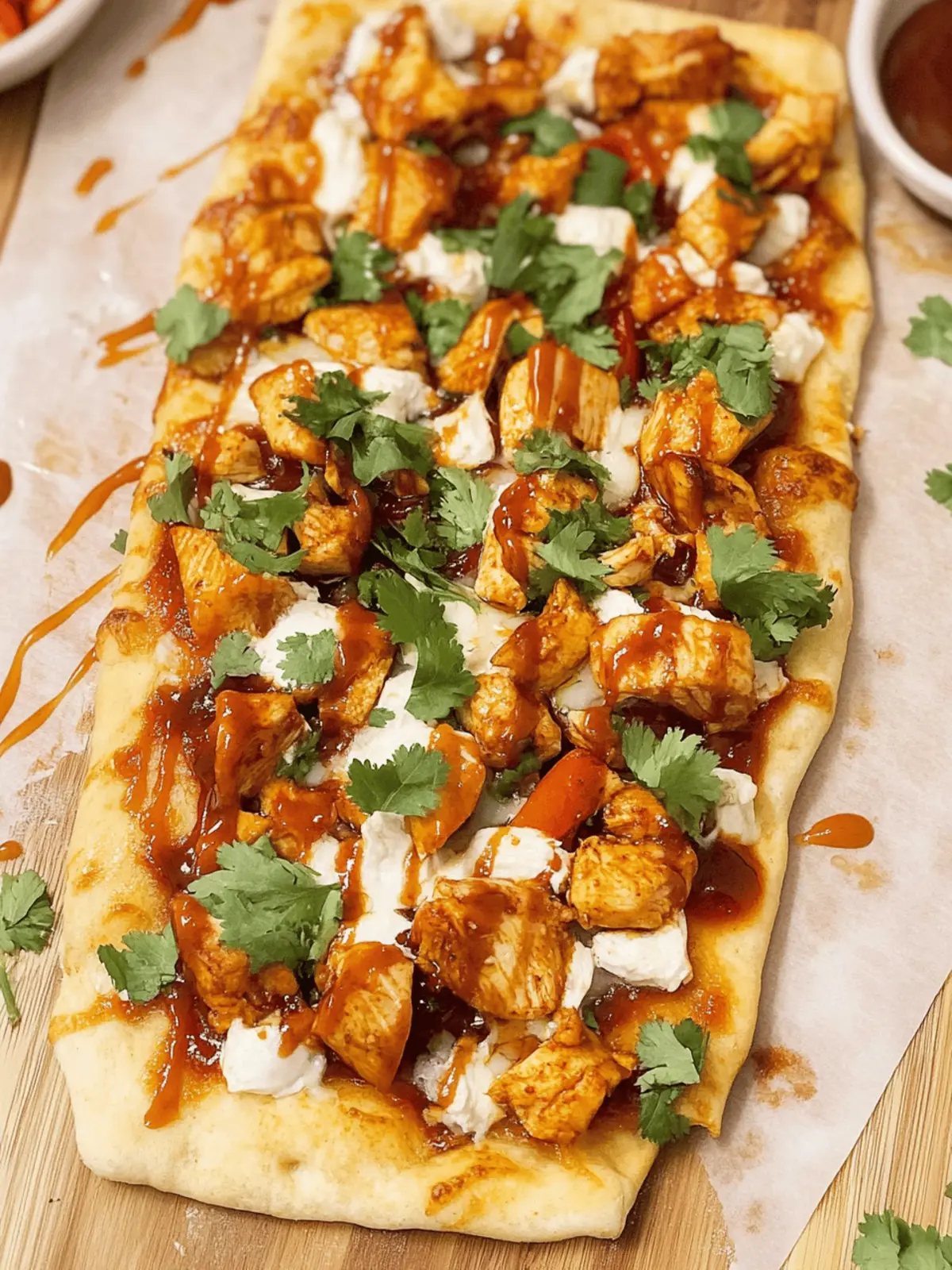 BBQ Chicken Flatbread Pizza