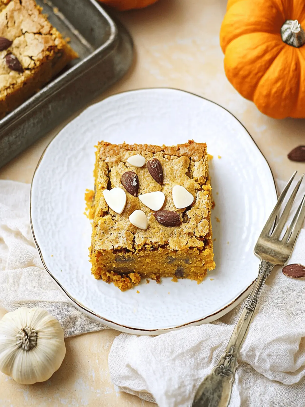 Butternut Squash Blondies