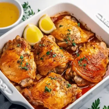 Paprika Baked Chicken Thighs