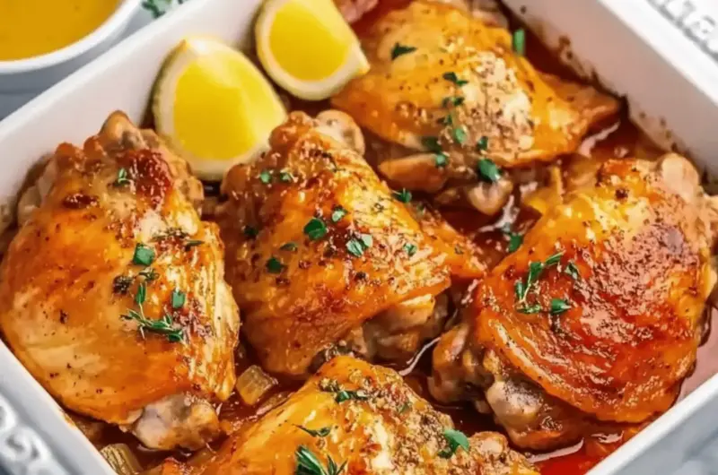 Paprika Baked Chicken Thighs