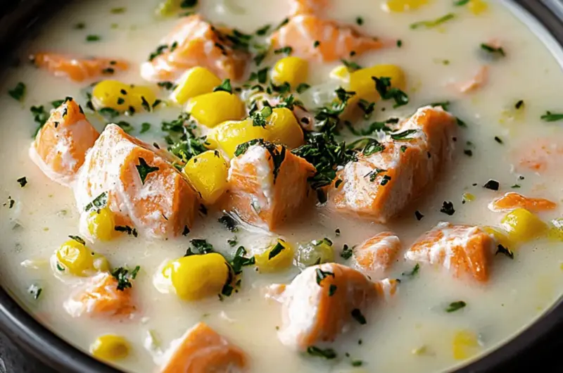 Savory Salmon Chowder: A Cozy Recipe for Any Night 1 Salmon Chowder