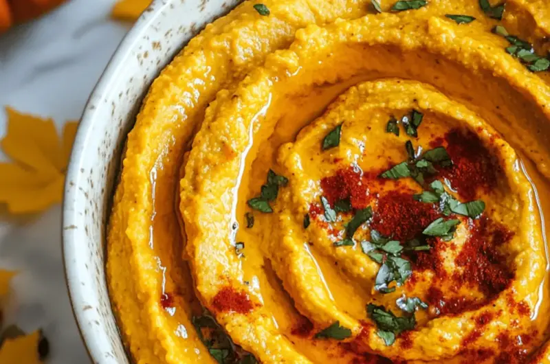 Fall Pumpkin Hummus