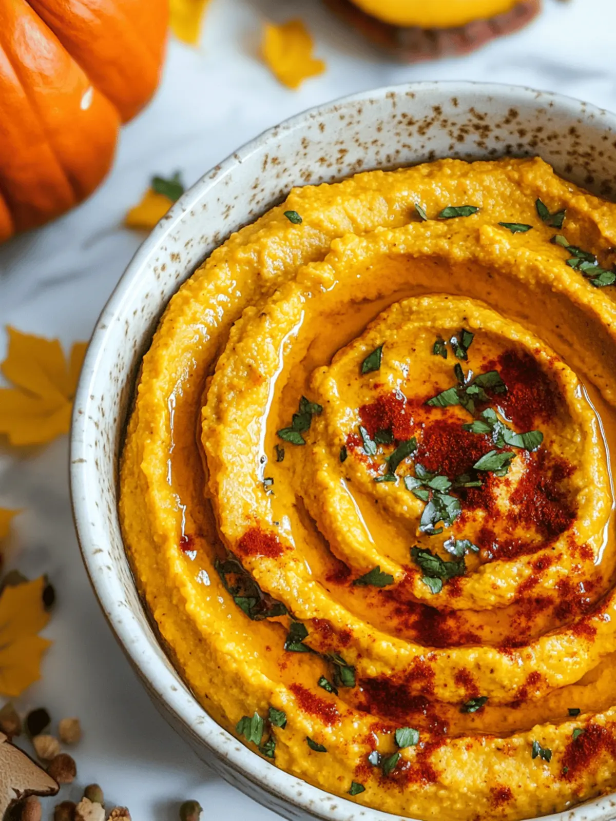 Fall Pumpkin Hummus