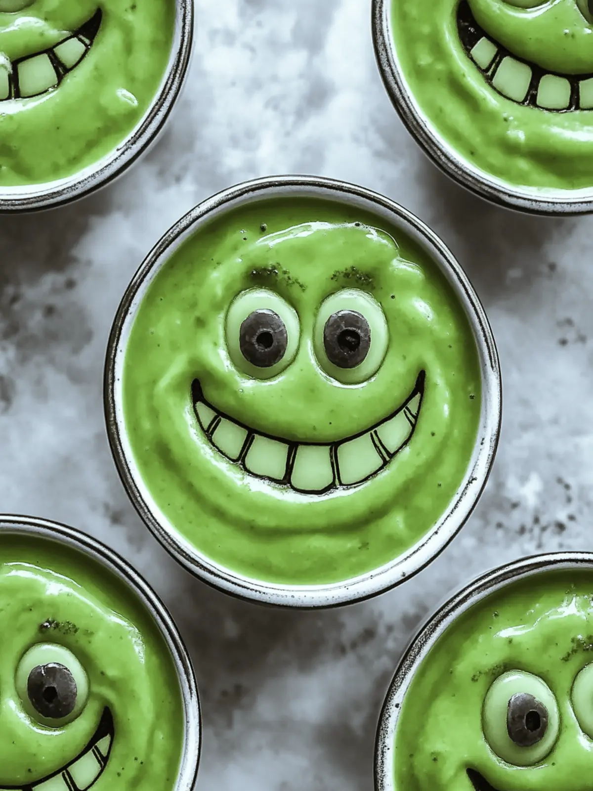 Monster Green Smoothie Bowls