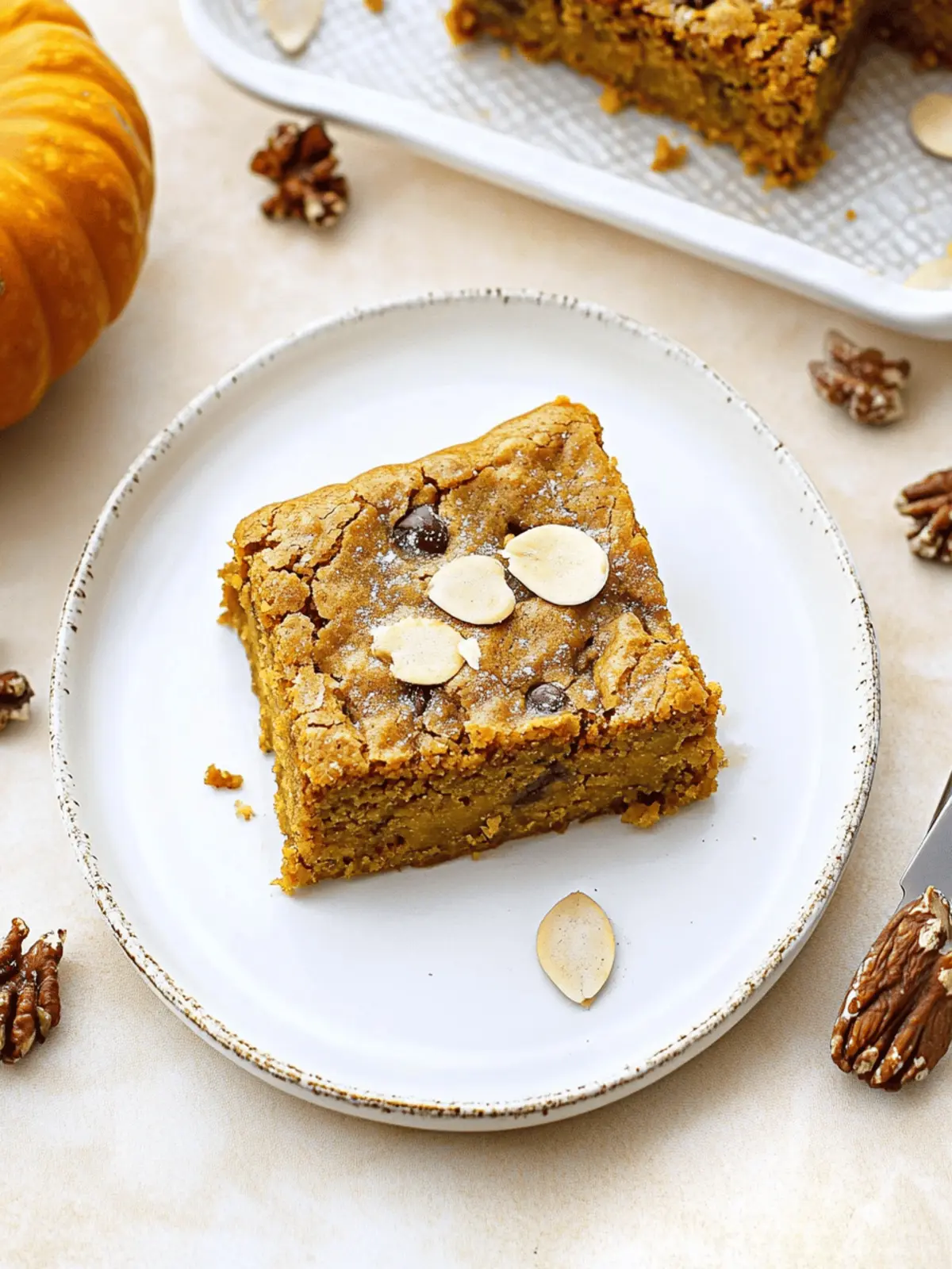 Butternut Squash Blondies
