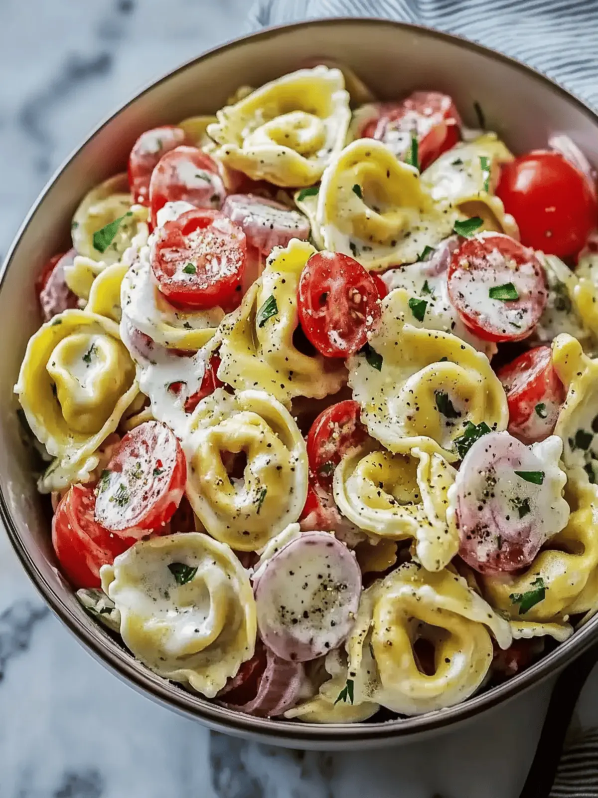 Fresh Grinder Tortellini Salad