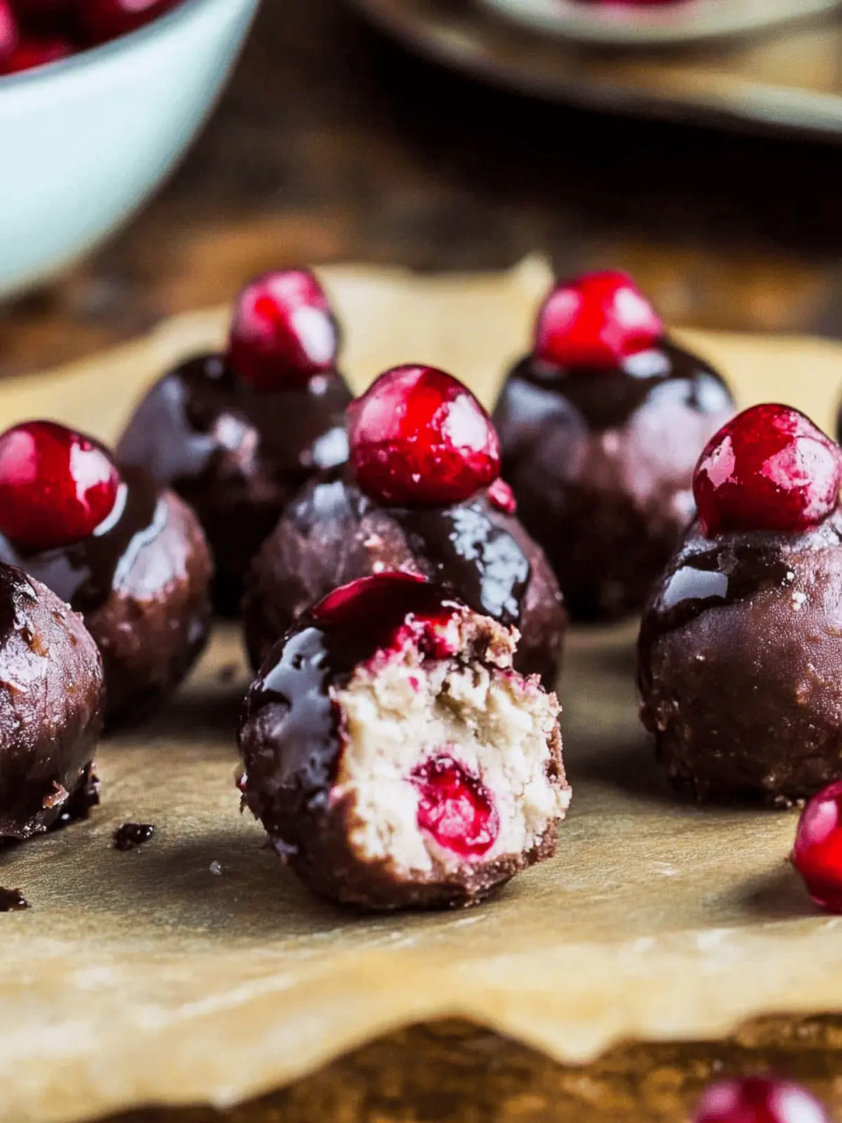 Cherry Bourbon Balls