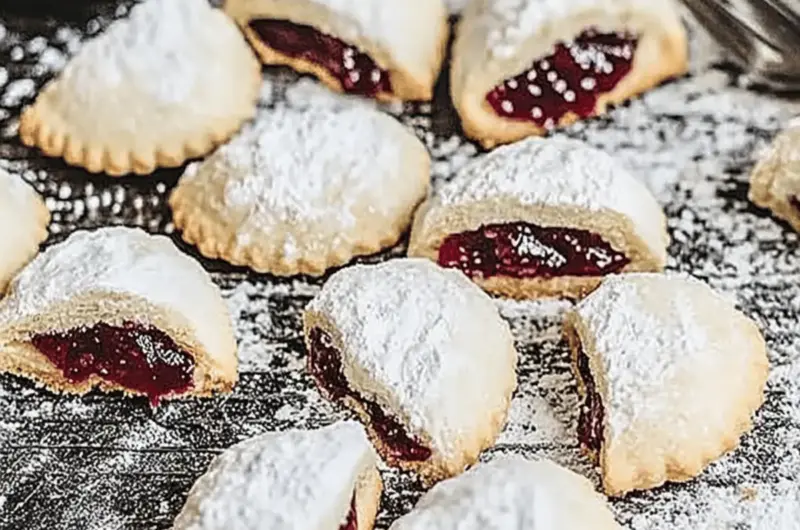 Grandma’s Jam filled sour cream cookies