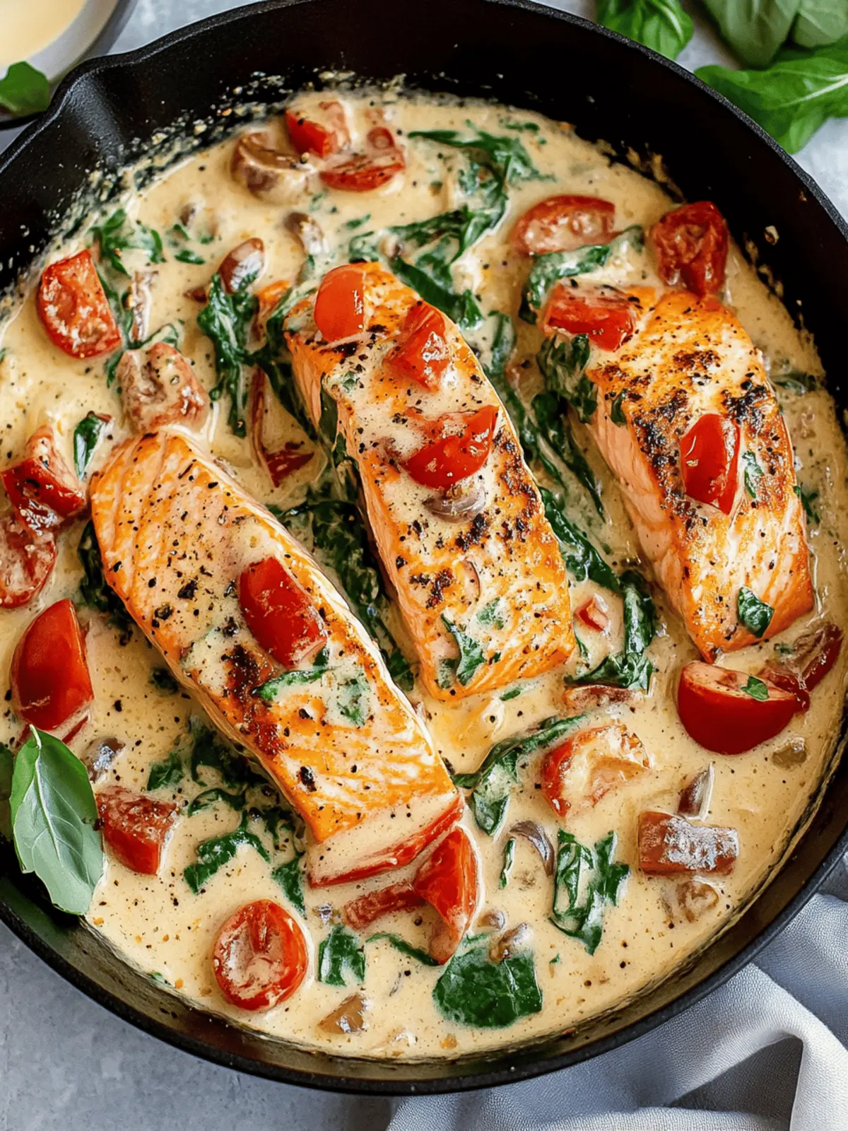 30-Minute Creamy Tuscan Salmon Everyone Will Love 2 Creamy Tuscan Salmon