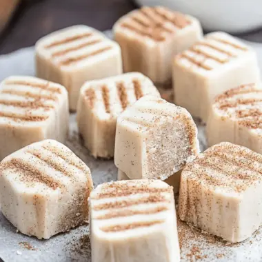 Cinnamon Roll Fudge