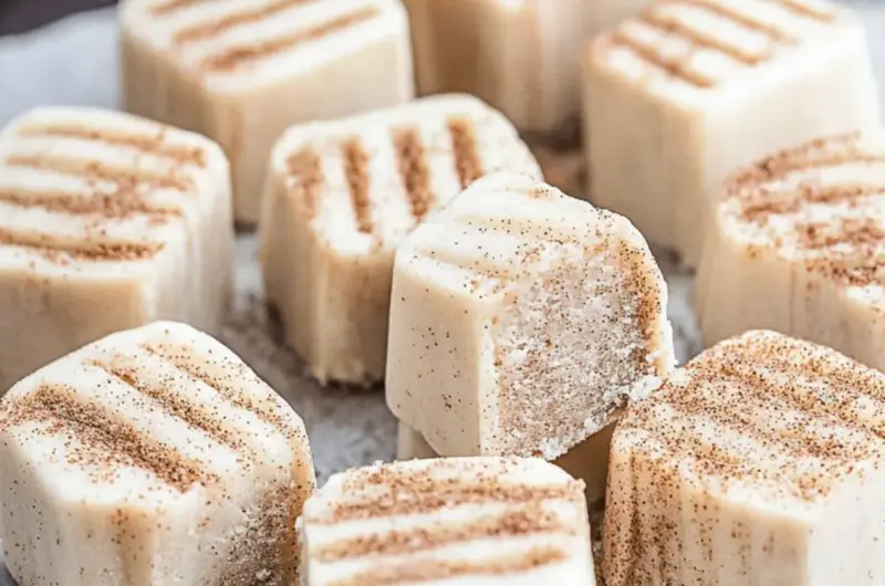 Cinnamon Roll Fudge