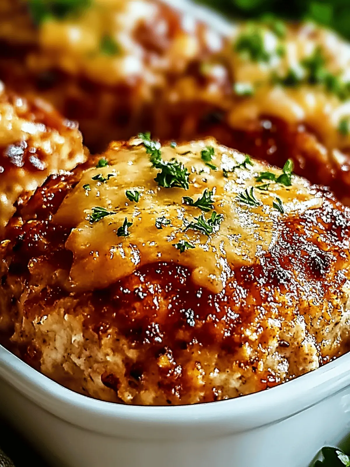 Luscious Garlic Parmesan Chicken Meatloaves for Cozy Dinners 2 Garlic Parmesan Chicken Meatloaves