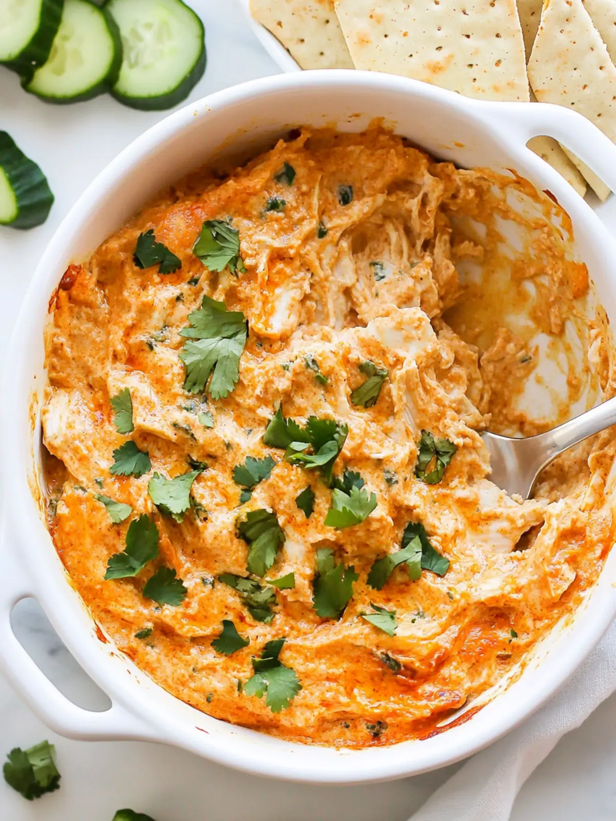 Dairy-Free Healthy Buffalo Chicken Dip