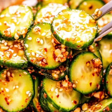 Spicy Korean Cucumber Salad (Oi Muchim)