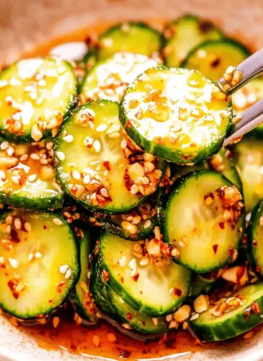 Spicy Korean Cucumber Salad (Oi Muchim)