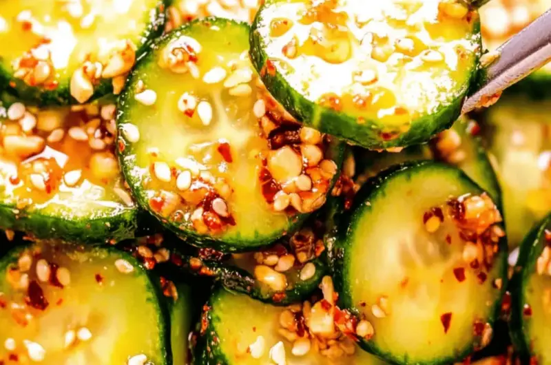 Spicy Korean Cucumber Salad (Oi Muchim)