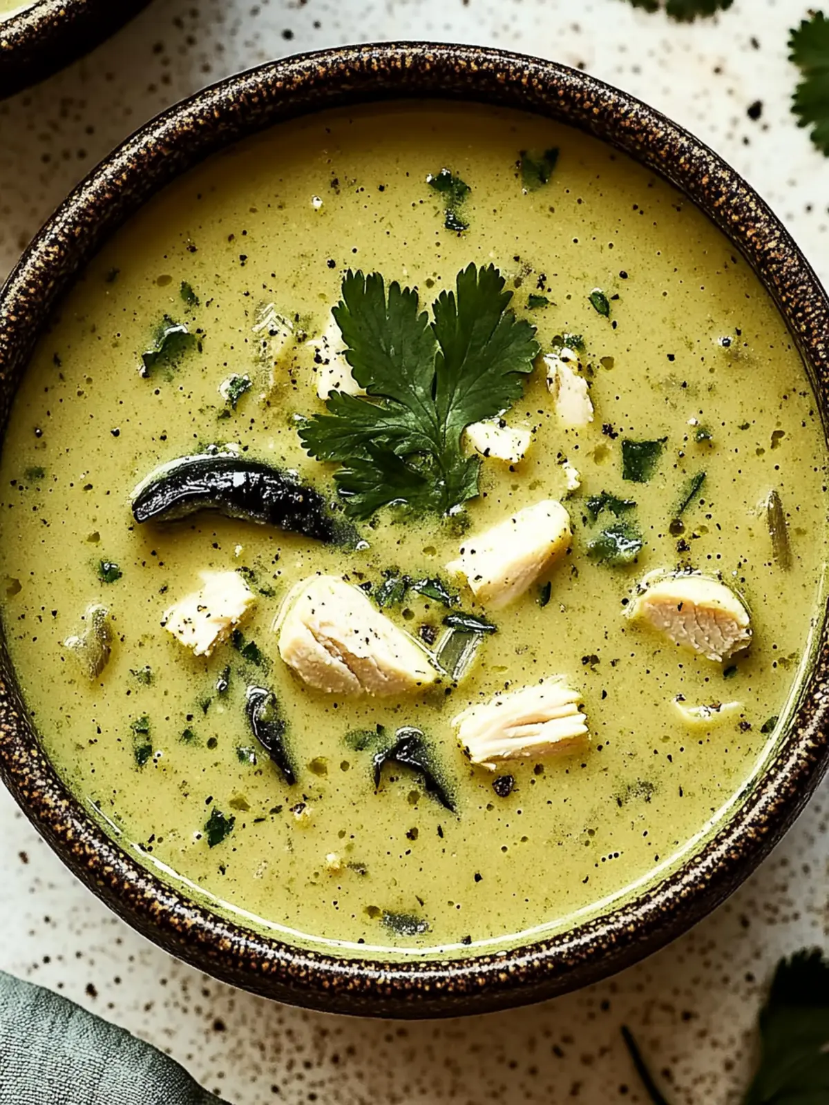 Roasted Poblano Soup