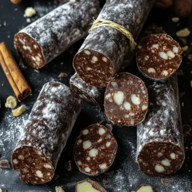 Decadent Chocolate Salami: Your Easy No-Bake Delight 10 Chocolate Salami