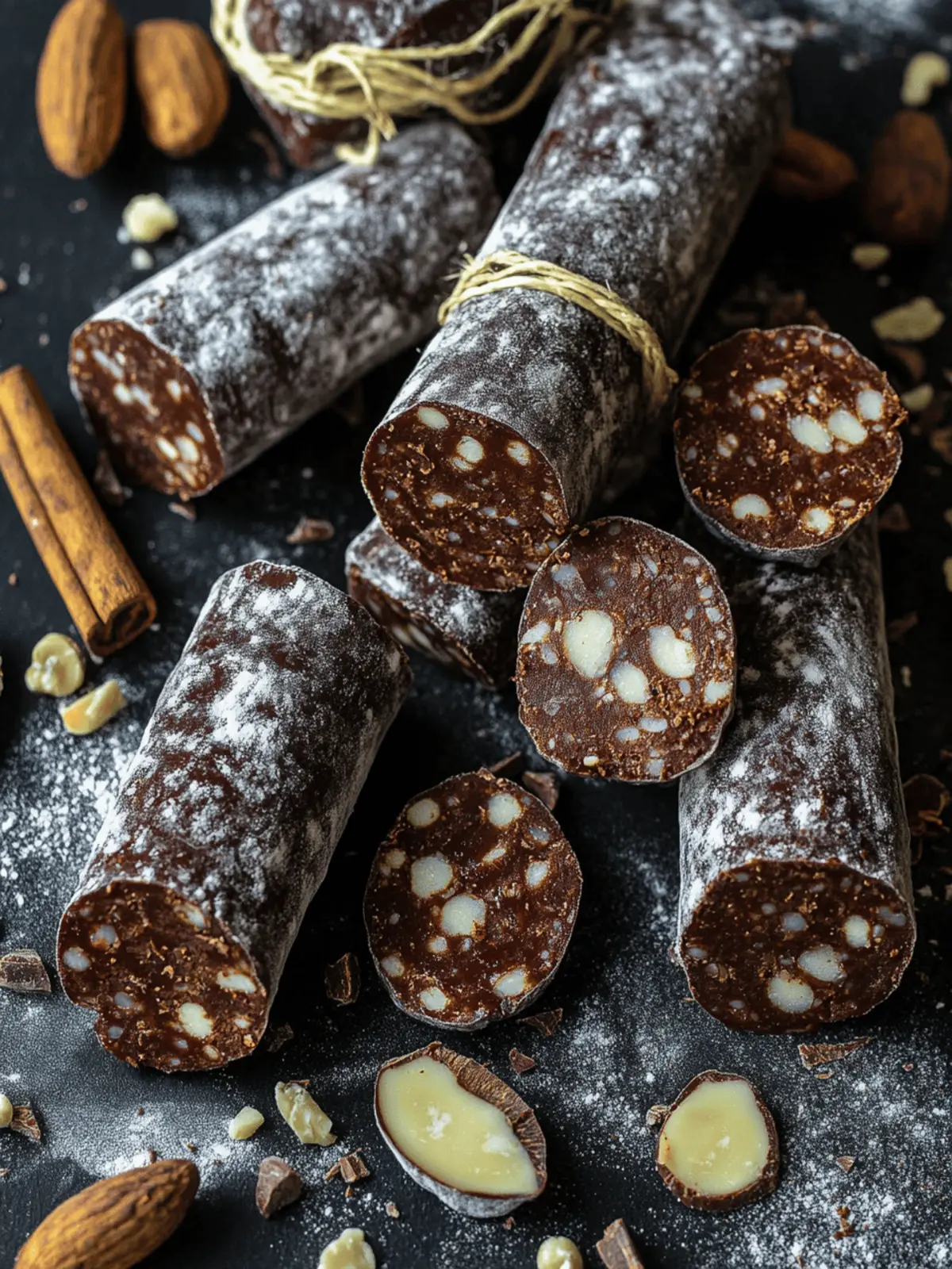 Decadent Chocolate Salami: Your Easy No-Bake Delight 5 Chocolate Salami